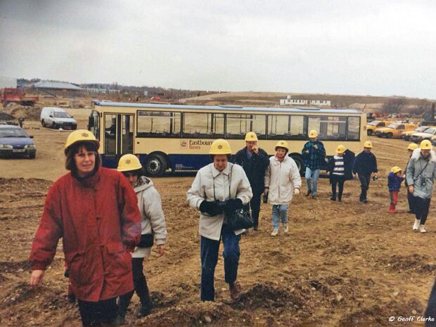 Visitor Tour During Construction