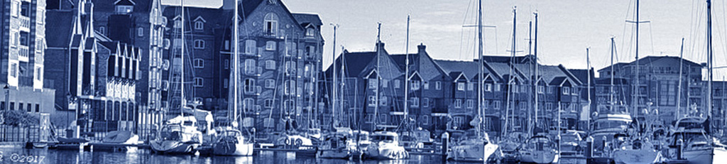 View of Sovereign Harbour, Eastbourne
