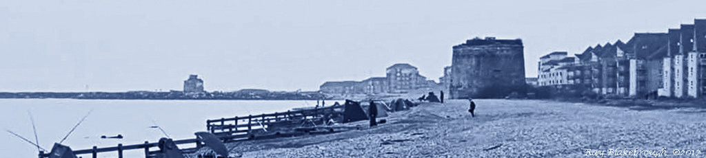 View from the air of Sovereign Harbour, Eastbourne